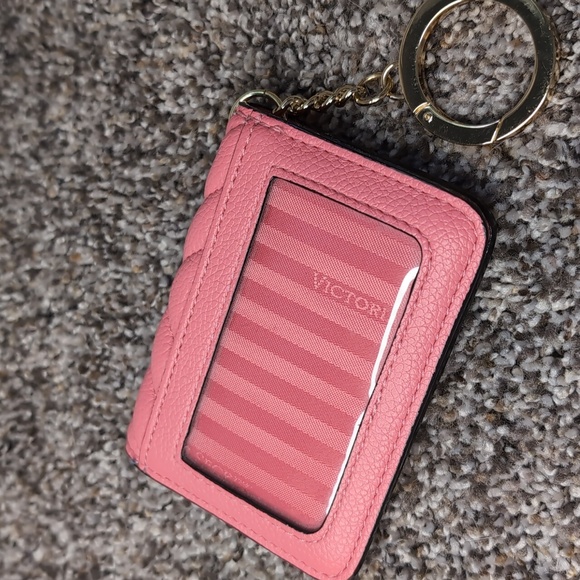 VS Victoria's Secret ID Case Wallet Keychain - Picture 3 of 4